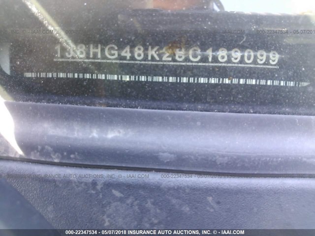 1J8HG48K28C189099 - 2008 JEEP COMMANDER SPORT თეთრი ფოტო 9