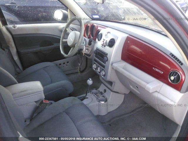 3A8FY68B36T208146 - 2006 CHRYSLER PT CRUISER LIMITED RED photo 5