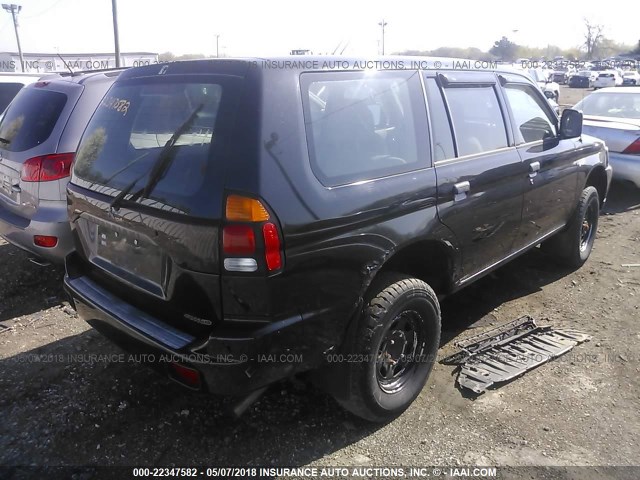 JA4MT21H01P066057 - 2001 MITSUBISHI MONTERO SPORT ES/SPORT LS BLACK photo 4