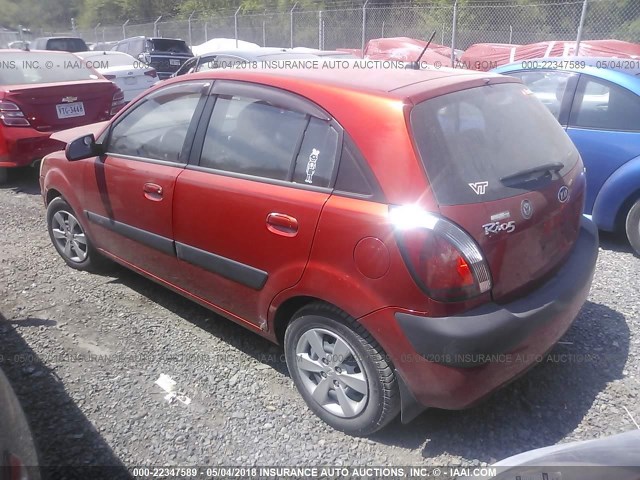 KNADE163886301132 - 2008 KIA RIO 5 SX RED photo 3