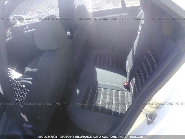 3VWBJ71K68M058229 - 2008 VOLKSWAGEN GLI თეთრი ფოტო 8
