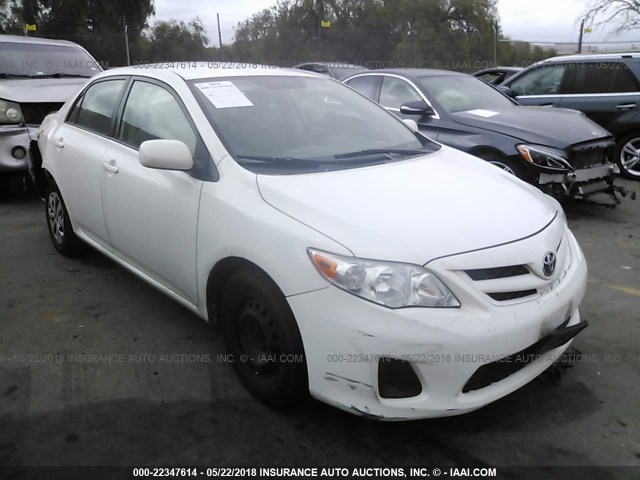 JTDBU4EE3B9169324 - 2011 TOYOTA COROLLA S/LE WHITE photo 1