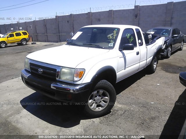 4TASN92N8XZ529592 - 1999 TOYOTA TACOMA XTRACAB PRERUNNER თეთრი ფოტო 2