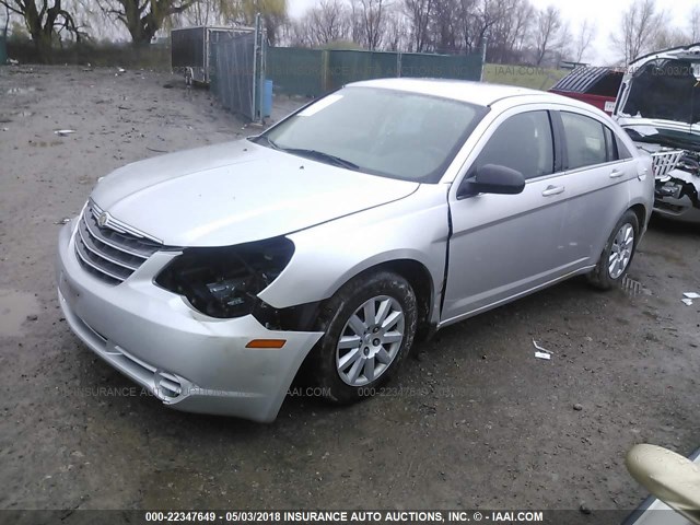 1C3CC4FB7AN148630 - 2010 CHRYSLER SEBRING TOURING SILVER photo 2