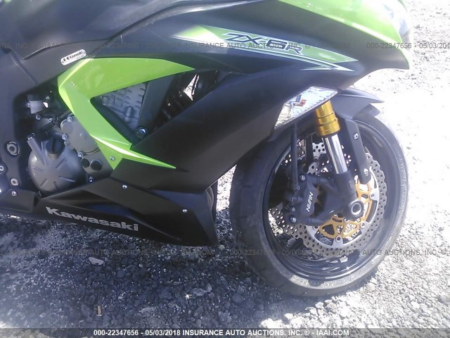 JKBZXJE16EA010260 - 2014 KAWASAKI ZX636 E GREEN photo 5