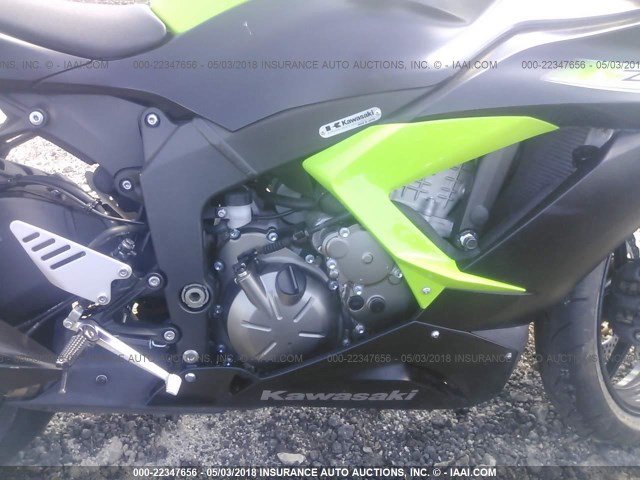 JKBZXJE16EA010260 - 2014 KAWASAKI ZX636 E GREEN photo 8