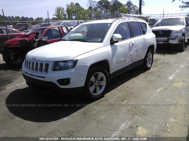 1C4NJCEA1ED648856 - 2014 JEEP COMPASS LATITUDE Ağ foto 2
