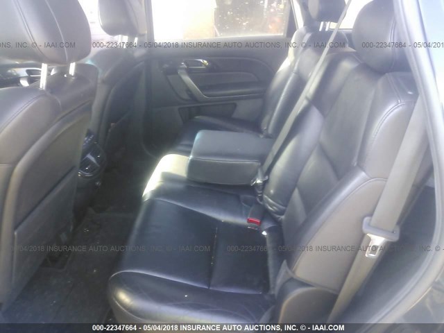 2HNYD28368H537880 - 2008 ACURA MDX TECHNOLOGY BLACK photo 8