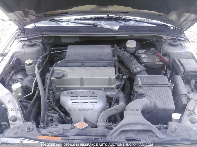 4A32B2FF4CE020427 - 2012 MITSUBISHI GALANT FE SILVER photo 10