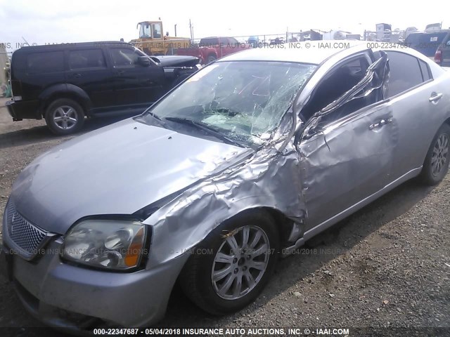 4A32B2FF4CE020427 - 2012 MITSUBISHI GALANT FE SILVER photo 6