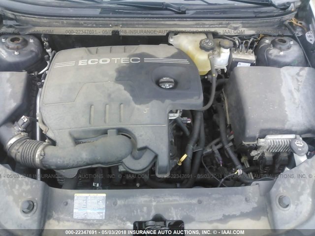 1G1ZC5E09A4165519 - 2010 CHEVROLET MALIBU 1LT 灰色 照片 10