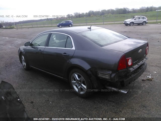 1G1ZC5E09A4165519 - 2010 CHEVROLET MALIBU 1LT 灰色 照片 3