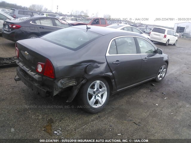 1G1ZC5E09A4165519 - 2010 CHEVROLET MALIBU 1LT 灰色 照片 4