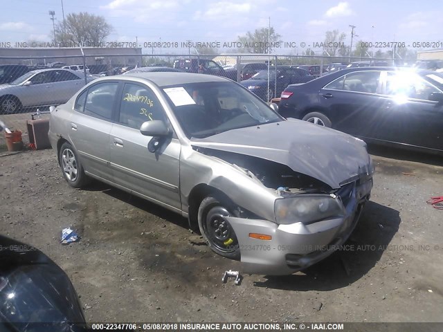 KMHDN46D95U028220 - 2005 HYUNDAI ELANTRA GLS/GT GOLD photo 1