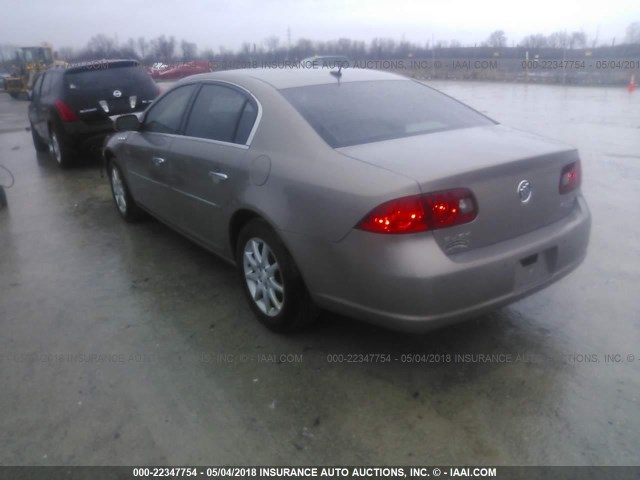 1G4HD57297U157407 - 2007 BUICK LUCERNE CXL GOLD photo 3