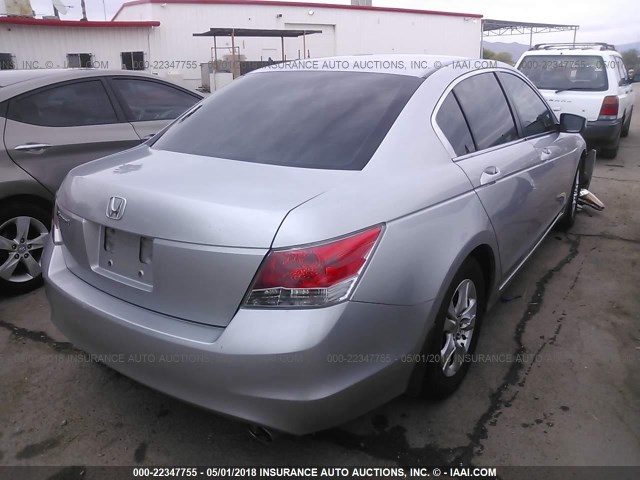 JHMCP26438C066677 - 2008 HONDA ACCORD LXP SILVER photo 4