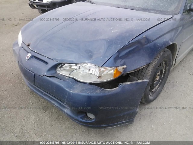 2G1WX12K439452854 - 2003 CHEVROLET MONTE CARLO SS BLUE photo 6