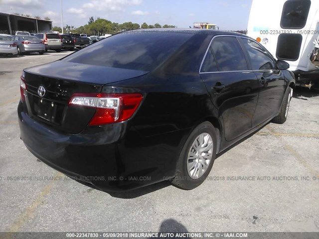 4T1BF1FK8EU804001 - 2014 TOYOTA CAMRY L/SE/LE/XLE 黑色 照片 4