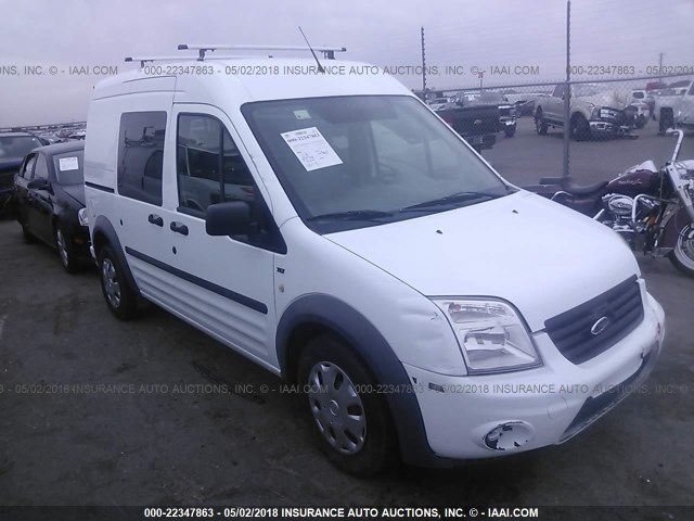 NM0LS6BN4DT129315 - 2013 FORD TRANSIT CONNECT XLT WHITE photo 1