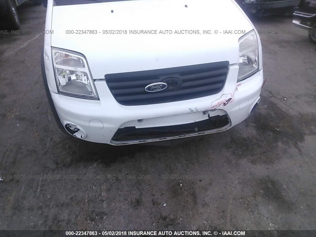 NM0LS6BN4DT129315 - 2013 FORD TRANSIT CONNECT XLT WHITE photo 6