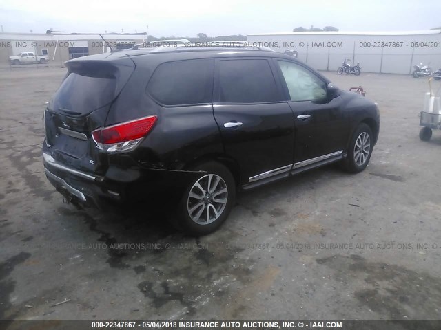 5N1AR2MN5DC637722 - 2013 NISSAN PATHFINDER S/SV/SL/PLATINUM 黑色 照片 4