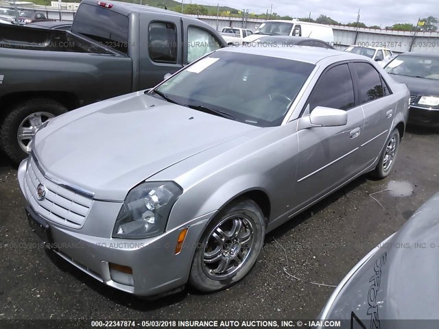 1G6DM57T870138501 - 2007 CADILLAC CTS SILVER photo 2
