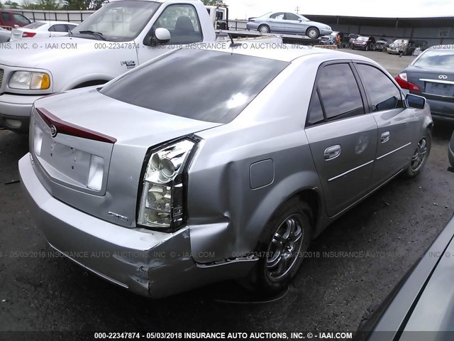 1G6DM57T870138501 - 2007 CADILLAC CTS SILVER photo 4
