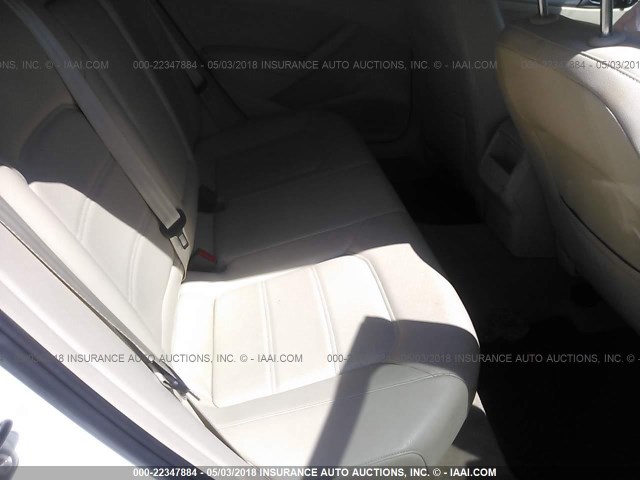 1VWBP7A33CC078231 - 2012 VOLKSWAGEN PASSAT SE WHITE photo 8