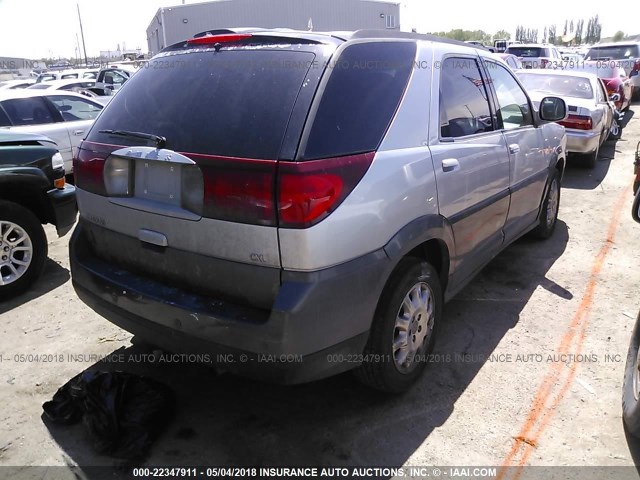 3G5DA03E75S516370 - 2005 BUICK RENDEZVOUS CX/CXL SILVER photo 4