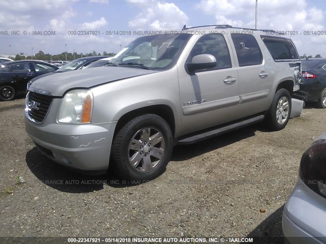 1GKFC16J47R411161 - 2007 GMC YUKON XL C1500 GRAY photo 2