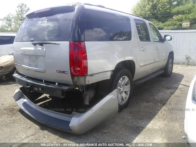 1GKFC16J47R411161 - 2007 GMC YUKON XL C1500 GRAY photo 4