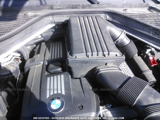 5UXFE43508L002219 - 2008 BMW X5 3.0I GRAY photo 10