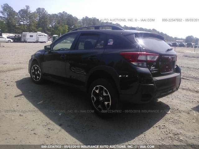 JF2GTABCXJH269162 - 2018 SUBARU CROSSTREK PREMIUM Черный фото 3
