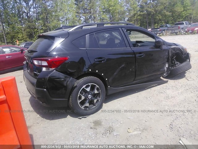JF2GTABCXJH269162 - 2018 SUBARU CROSSTREK PREMIUM Черный фото 4
