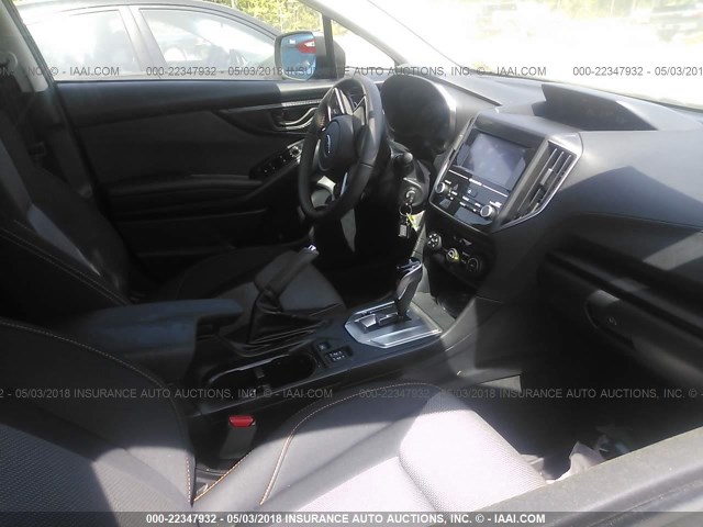 JF2GTABCXJH269162 - 2018 SUBARU CROSSTREK PREMIUM Черный фото 5