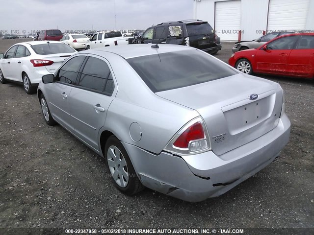 3FAHP06Z29R176328 - 2009 FORD FUSION S SILVER photo 3