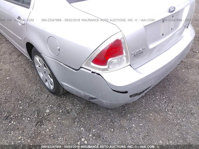 3FAHP06Z29R176328 - 2009 FORD FUSION S SILVER photo 6