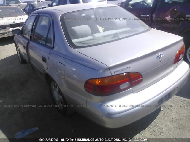 1Y1SK528XWZ412459 - 1998 CHEVROLET GEO PRIZM LSI BEIGE photo 3