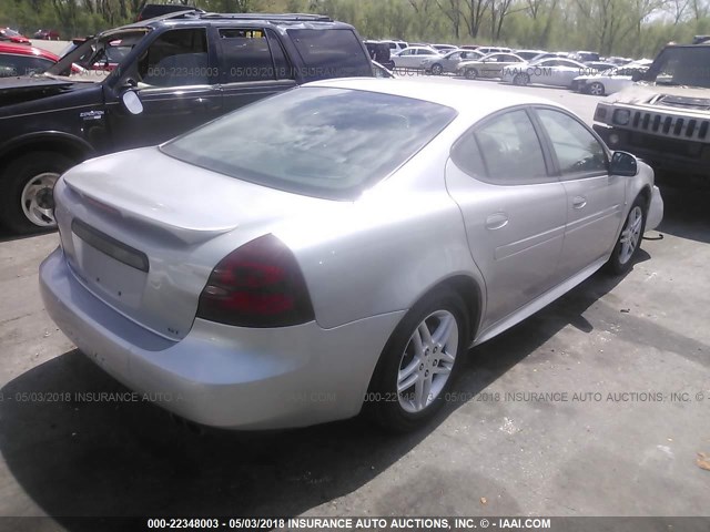 2G2WR554371150146 - 2007 PONTIAC GRAND PRIX GT SILVER photo 4