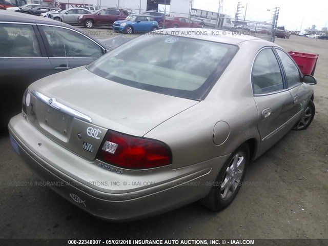 1MEFM55S2YG607122 - 2000 MERCURY SABLE LS PREMIUM GOLD photo 4