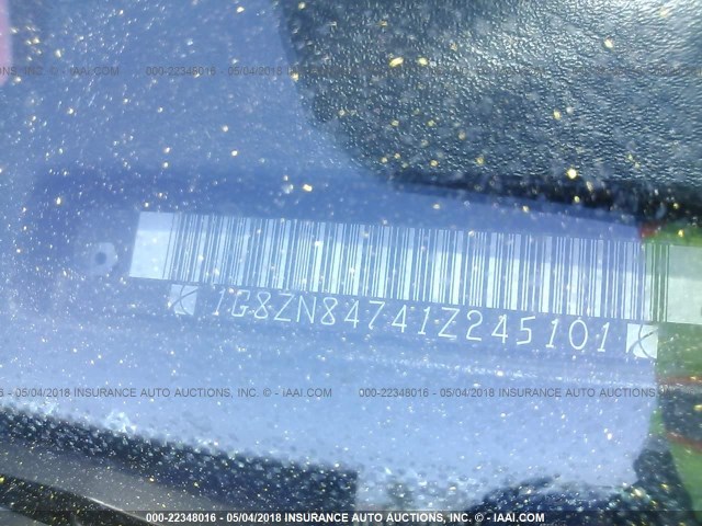 1G8ZN84741Z245101 - 2001 SATURN SW2 RED photo 9