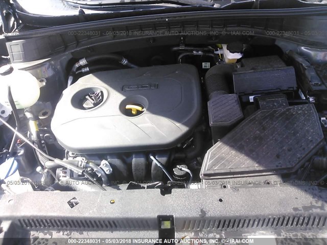 KM8J3CA47JU668799 - 2018 HYUNDAI TUCSON LIMITED/SPORT AND ECO/SE GRAY photo 10