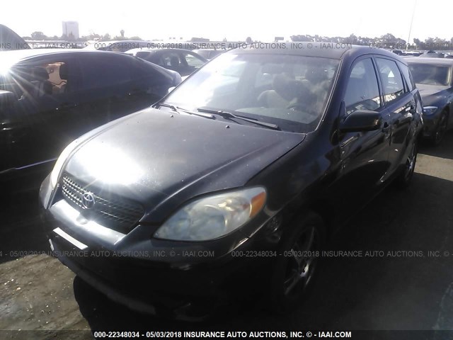 2T1KR32EX8C715197 - 2008 TOYOTA COROLLA MATRIX XR BLACK photo 2