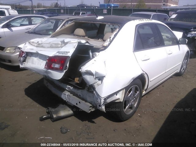 JHMCN36445C011212 - 2005 HONDA ACCORD HYBRID WHITE photo 4