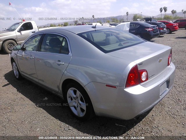 1G1ZH57B78F168238 - 2008 CHEVROLET MALIBU 1LT SILVER photo 3