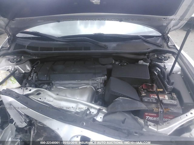 4T1BF3EK7BU211626 - 2011 TOYOTA CAMRY SE/LE/XLE SILVER photo 10