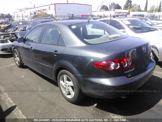 1YVFP80C745N88335 - 2004 MAZDA 6 I GRAY photo 3