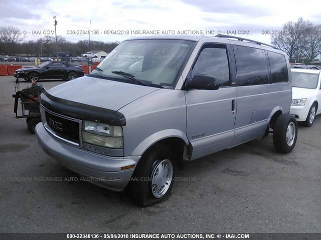 1GKDM19W4XB532602 - 1999 GMC SAFARI XT GRAY photo 2