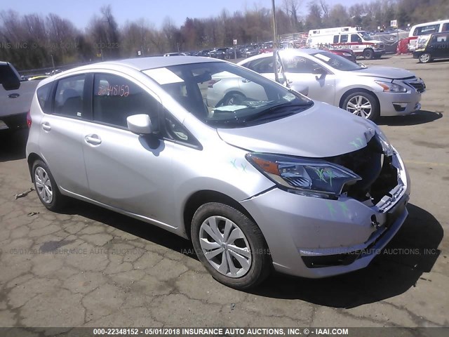 3N1CE2CP1JL357018 - 2018 NISSAN VERSA NOTE S/S PLUS/SV/SL/SR SILVER photo 1