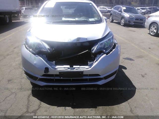 3N1CE2CP1JL357018 - 2018 NISSAN VERSA NOTE S/S PLUS/SV/SL/SR SILVER photo 6